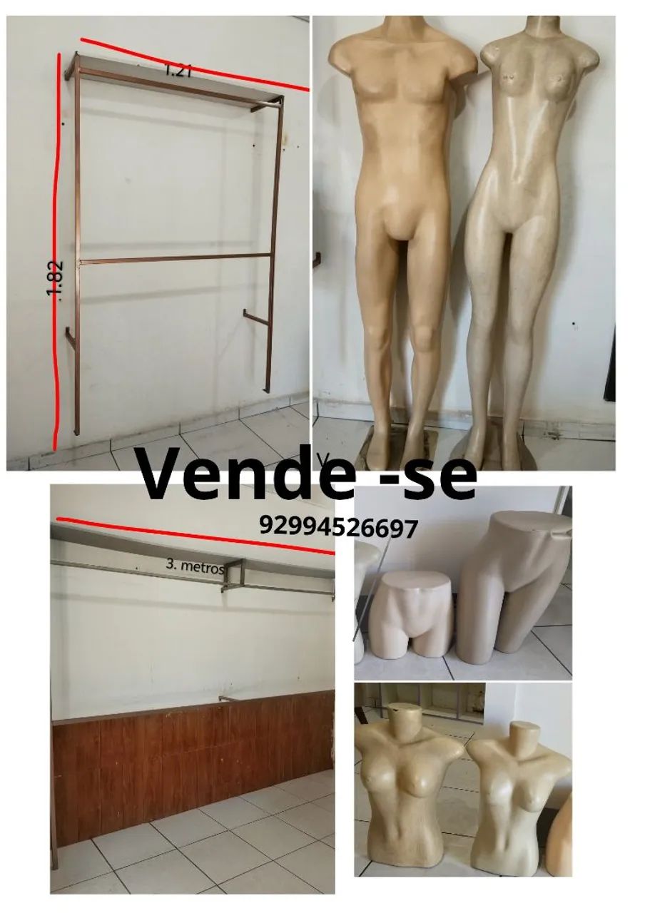 Vendo loja de roupas. 