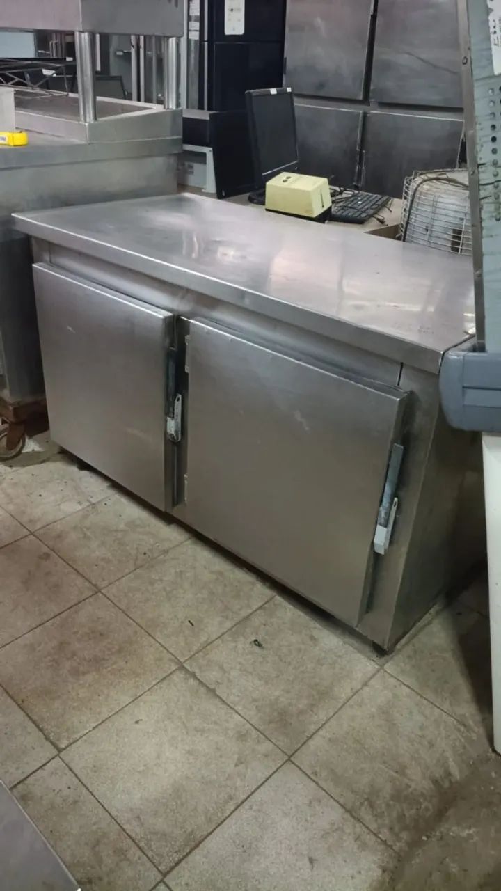 balcão refrigerado inox  127x65 - Foto 3