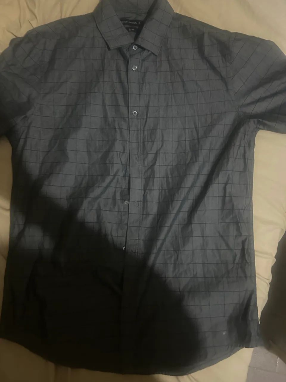 camisa social manga curta, Nova. Nunca usada. - Foto 5