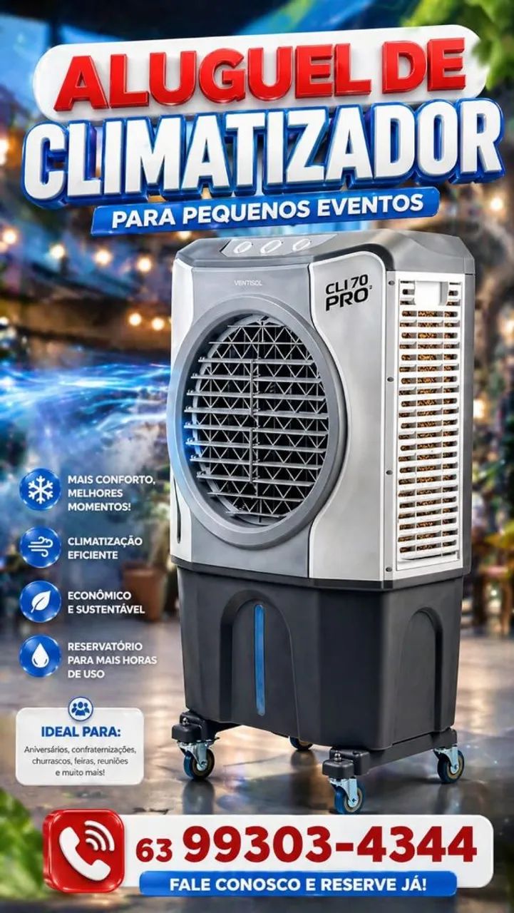 ALUGUEL DE CLIMATIZADORES 