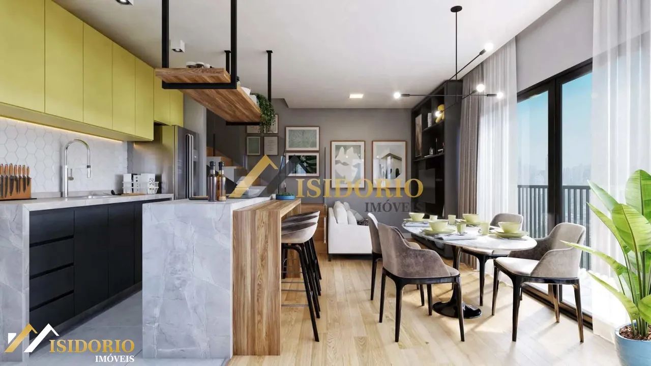 BELÍSSIMO LOFT!!! SUÍTE, SACADA COM CHURRASQUEIRA, LAZER - Foto 4