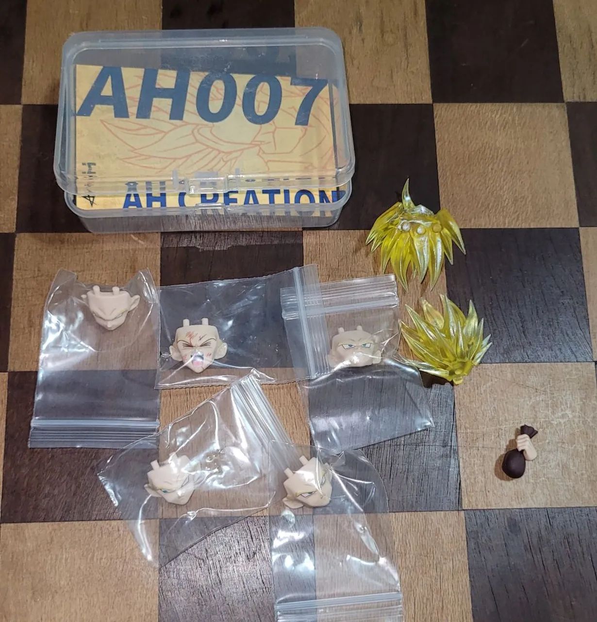 Head Cabeça Kit AH007 Gohan para Sh Figuarts Bandai e Demoniacal Fit - Foto 3