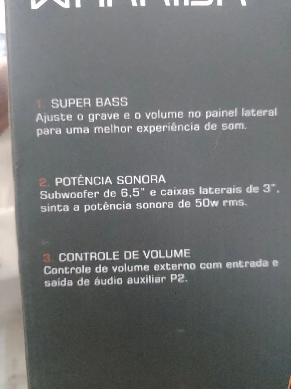 Caixa de som gamer Warrior - Foto 3