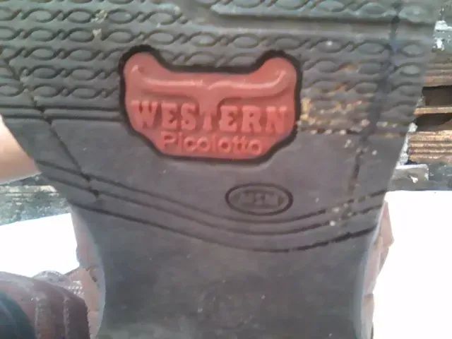 Bota Western Picolotto Couro Original - Foto 5
