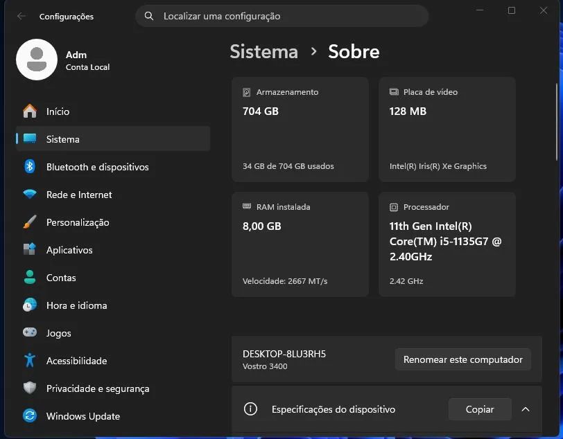 Dell Vostro 3400 I5th - Foto 3