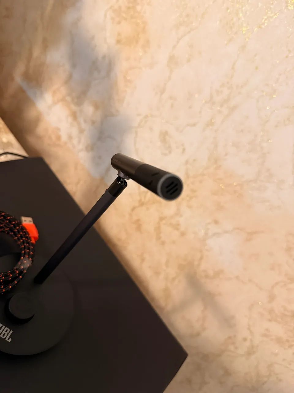 JBL, Microfone Com Fio, Quantum Stream Talk, Com Luz LED - Preto - Foto 3