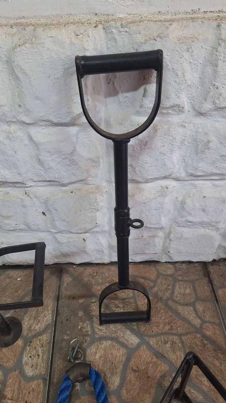 Kit Acessórios para Academia / Musculação - Puxadores e Caneleiras - Foto 6