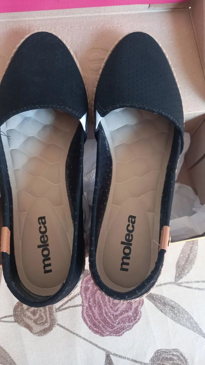 Sapatos Moleca 2 Par n/38 novo - Foto 2