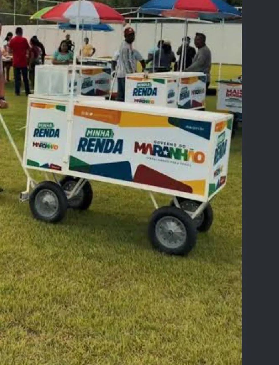 Carrinho para venda 