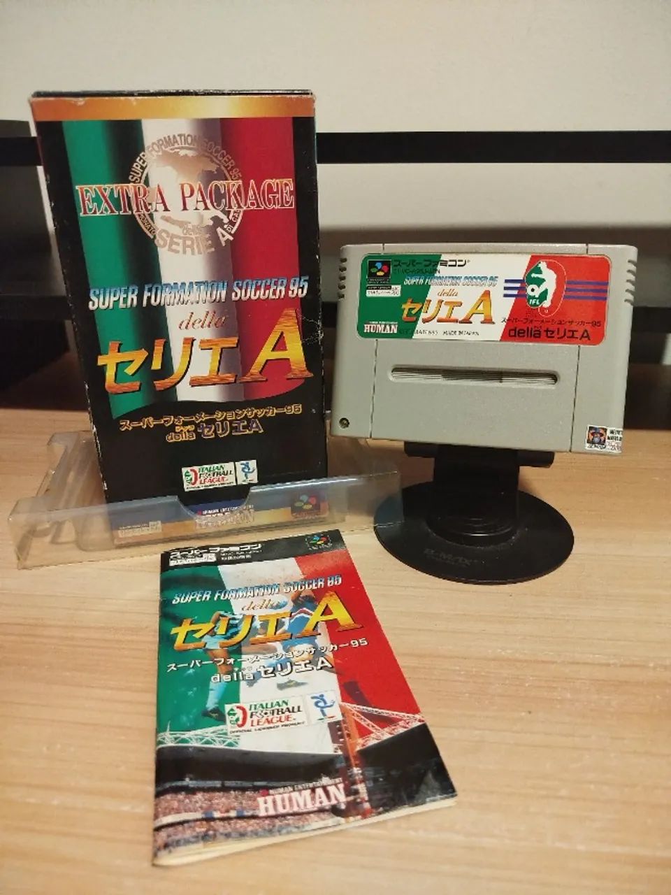 Formation Soccer 95 versão Extra Package - Super Famicom  original 