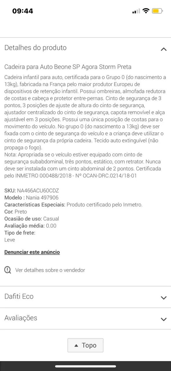 Bebê Conforto Seminovo - Foto 2