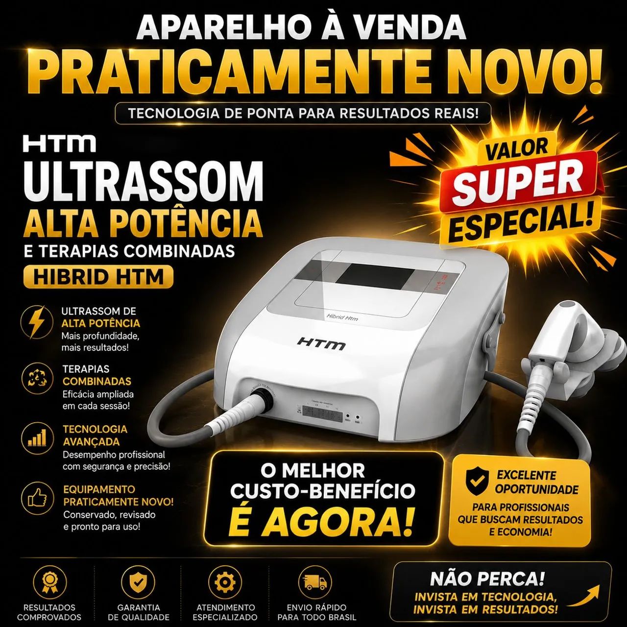 Venda Ultrassom Alta Potência Hibrid htm 
