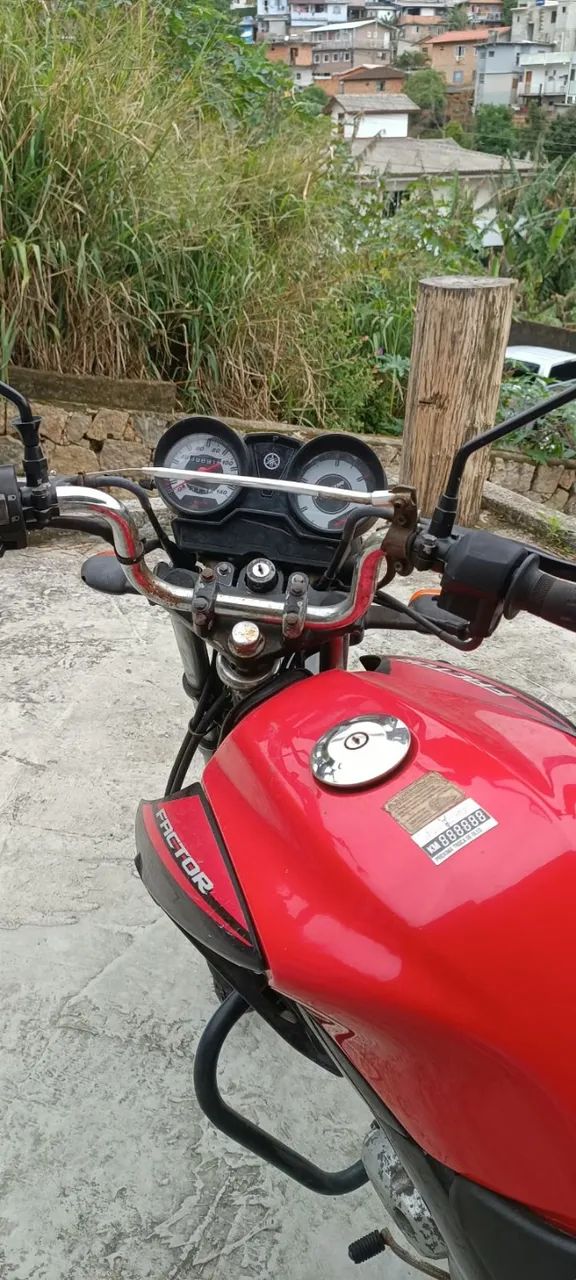 Yamaha YBR 125 Factor K/ Factor K1 2014 Vermelha - Foto 2