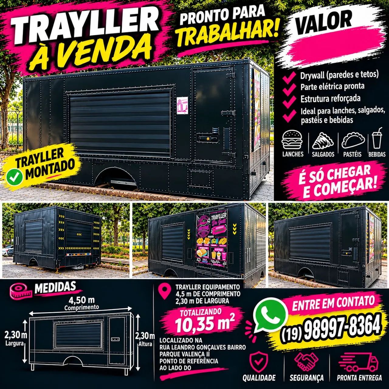 VENDO TRAYLLER MONTADO