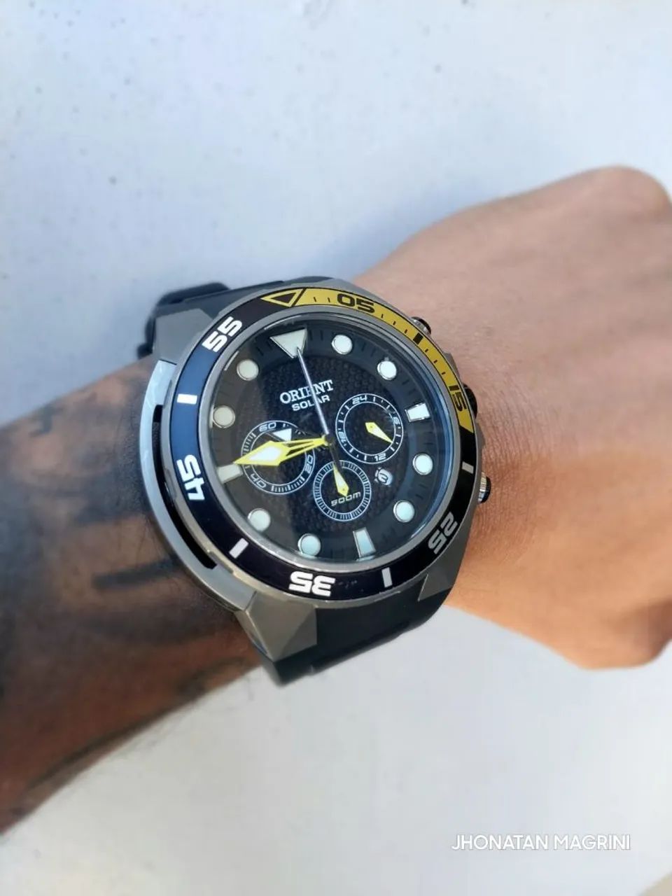 Orient SeaTech Solar 500m TITÂNIO