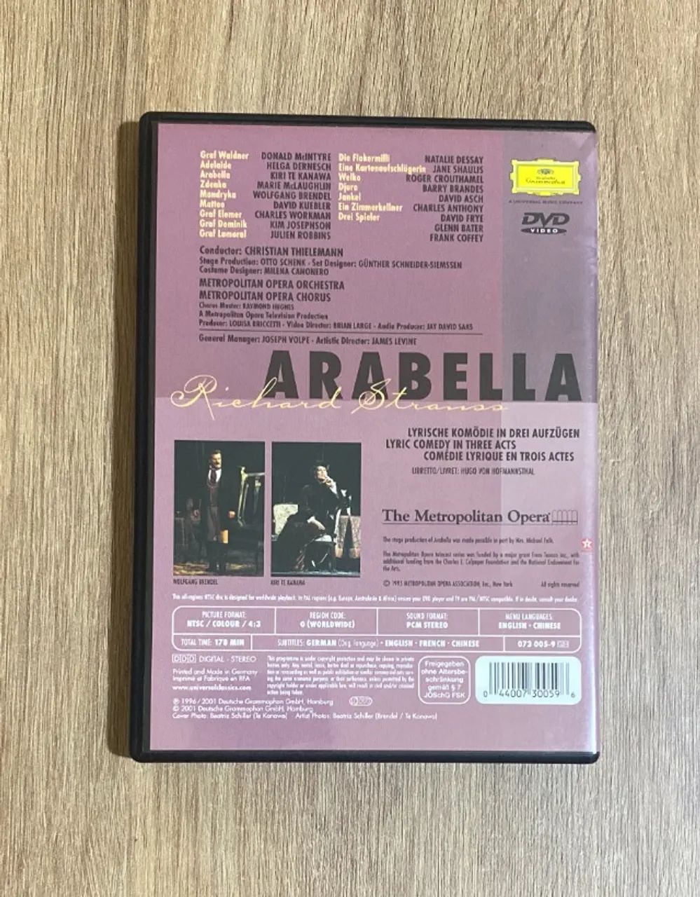 DVD ópera "Arabella" de Richard Strauss (maestro Christian Thielemann) Made in Germany - Foto 3