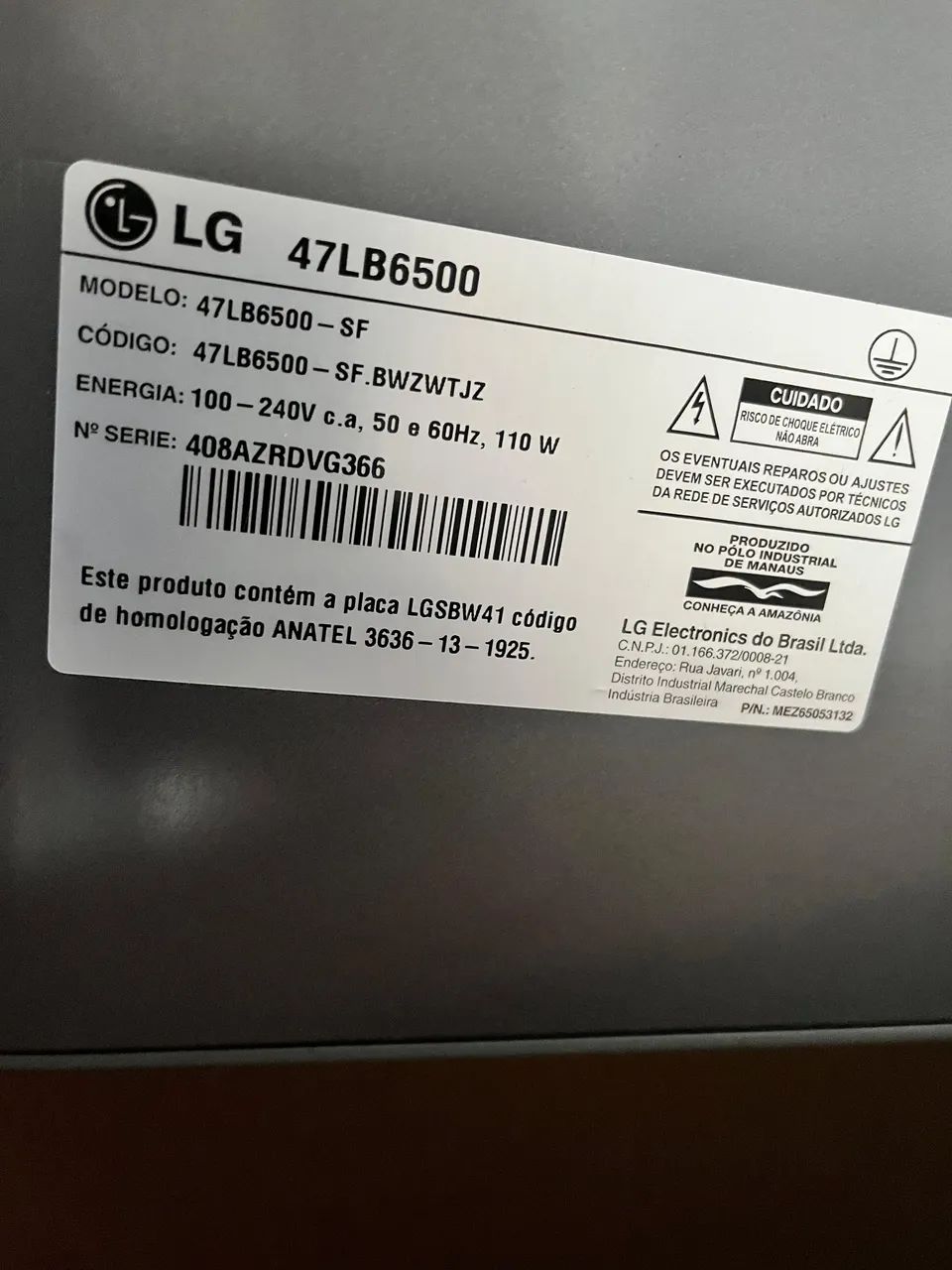 Tv smart LG 47 polegadas excelente  - Foto 3