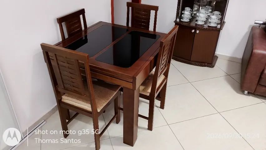 Mesa de jantar extensível 0,90m x 1,80m - Foto 4