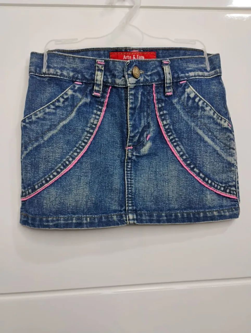 Saia jeans infantil  - Foto 3