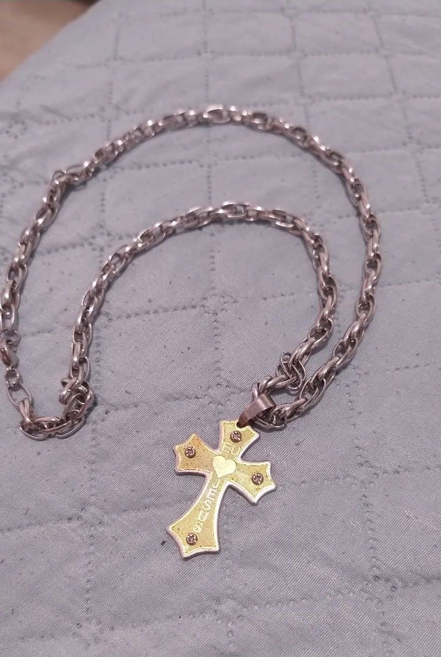 Colar de aço masculino