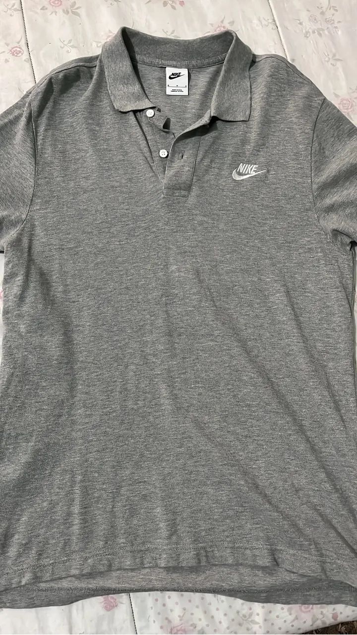 Camiseta Polo nike cinza