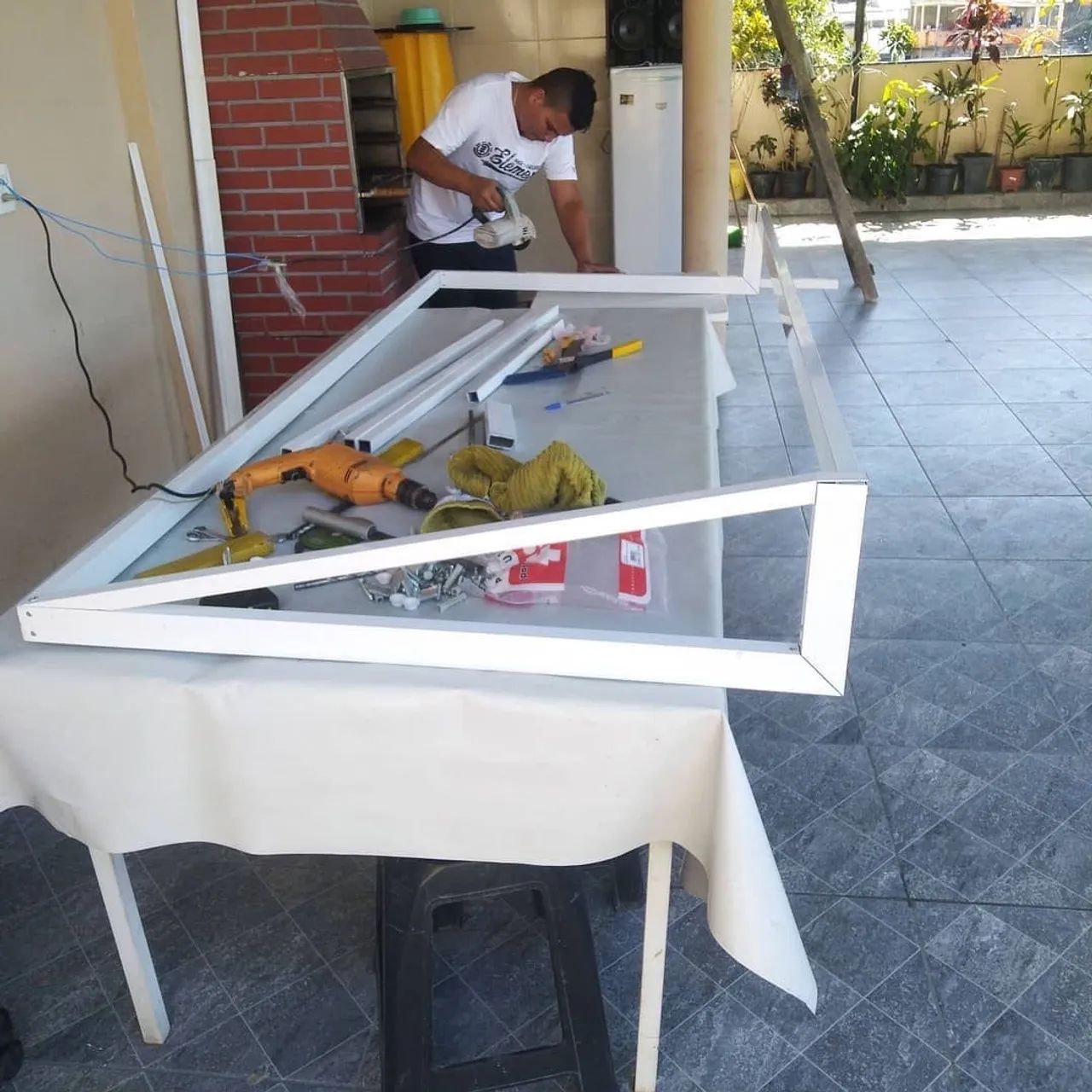 Toldo fixo em alumínio  - Foto 4