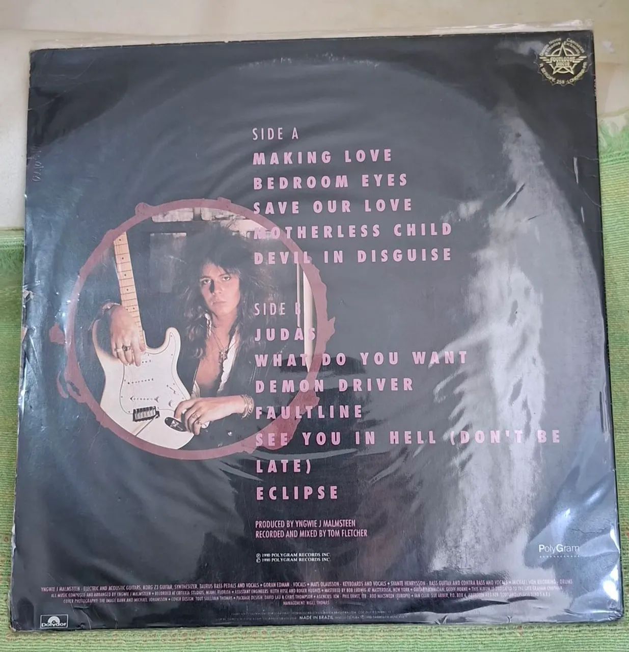 Malmsteen LP disco de vinil - Foto 2