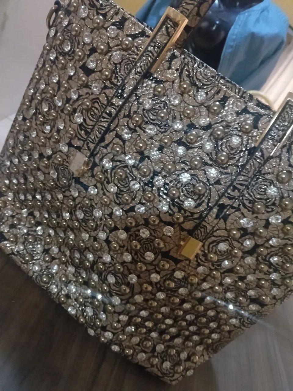 Bolsa com pedraria  - Foto 5