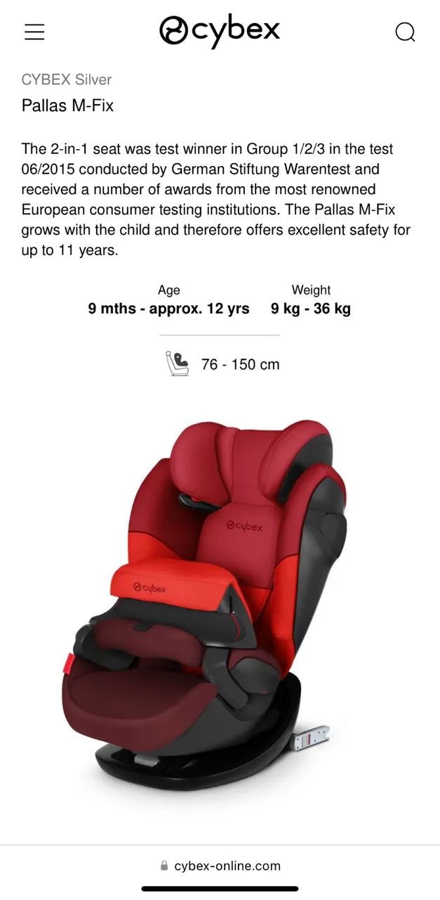 PREÇO BAIXOU! Cadeirinha europeia Cybex, para Carro - Foto 3