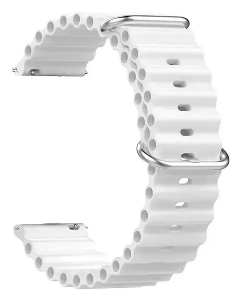 Kit 2 pulseiras Oceano de silicone 15mm. - Foto 3