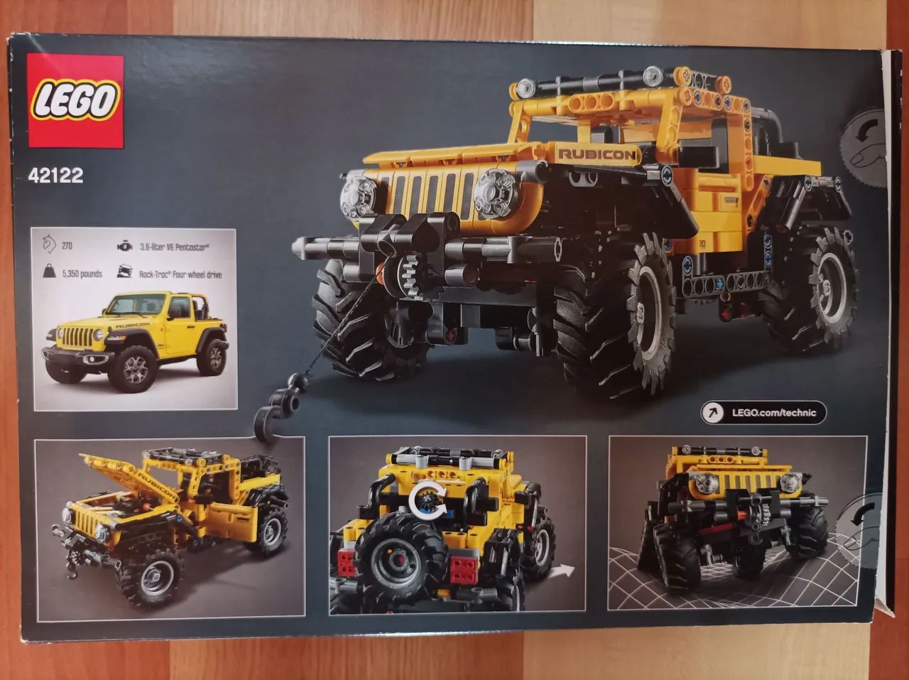 Lego Technic 42122 (jeep Wrangler) 665 Pçs - Foto 3