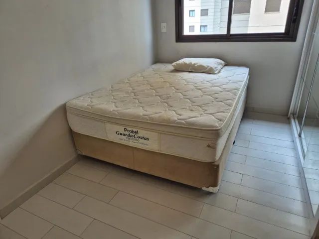 Cama e box casal 