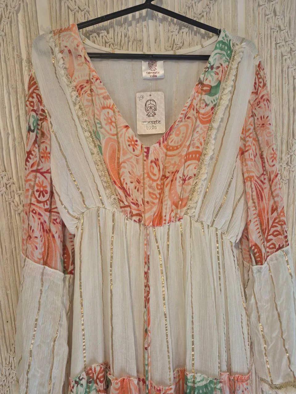 Vestido longo Boho indiano - Foto 3