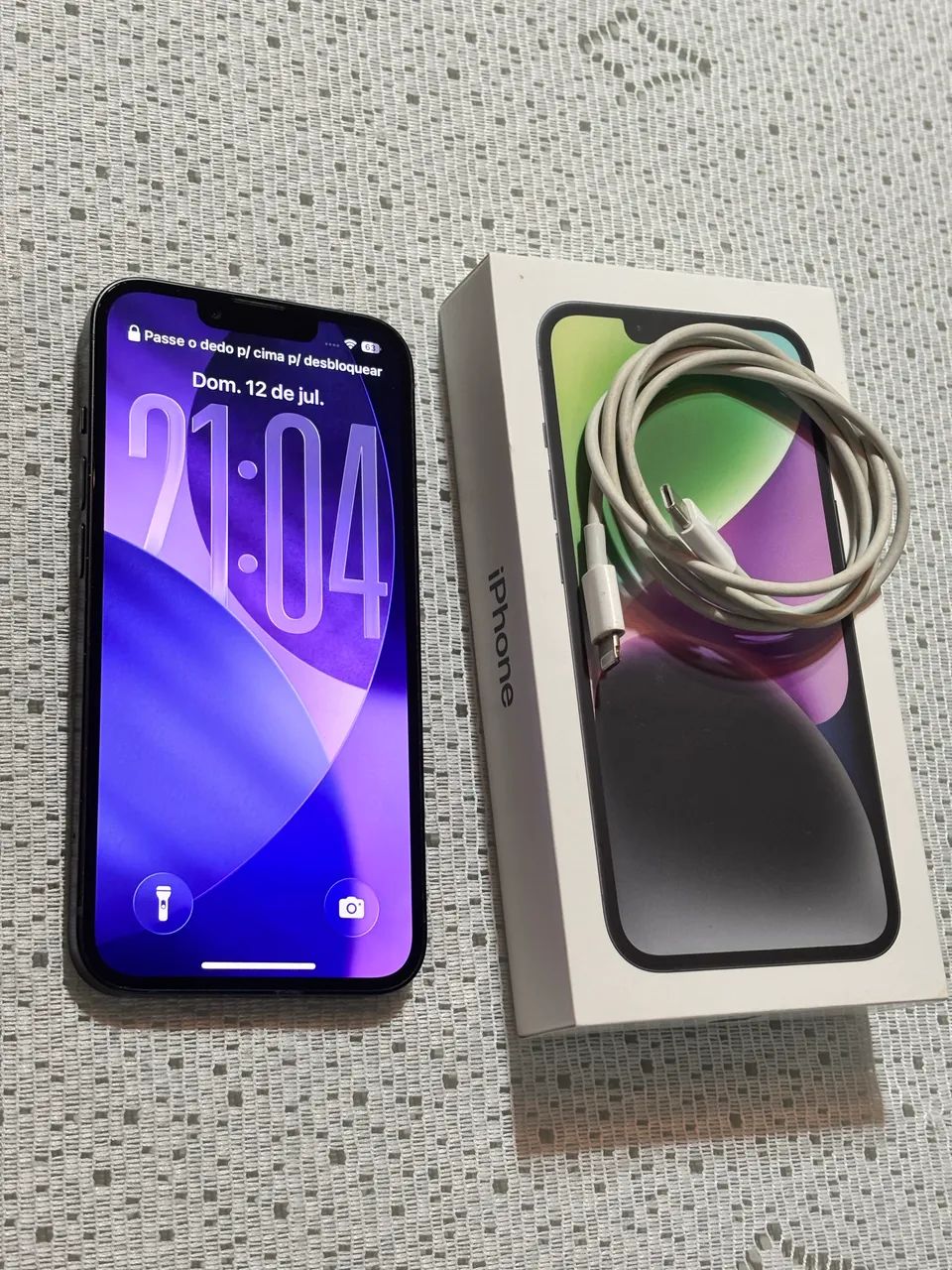 iPhone 14 256GB - Caixa e nota fiscal