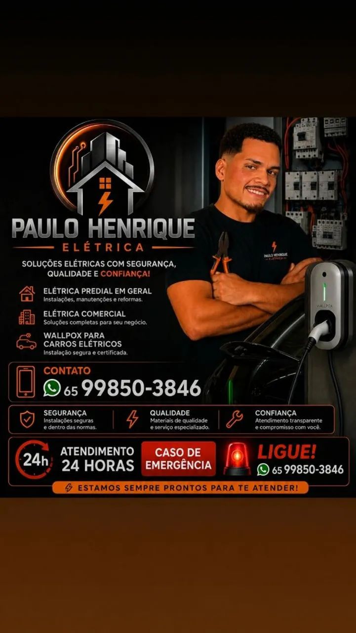 Eletricista 24 horas atendo Cuiabá e Várzea Grande  e Região  - Foto 2