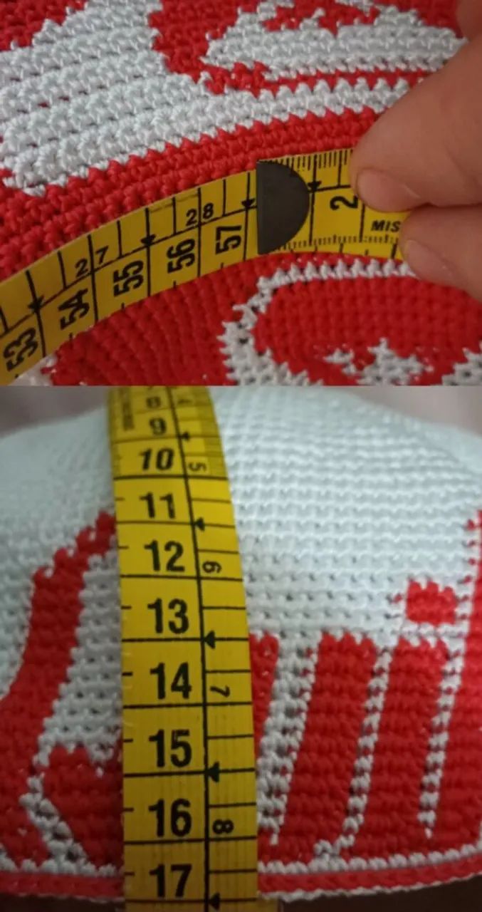 Boné de crochê quiksilver xadrez red - Foto 5