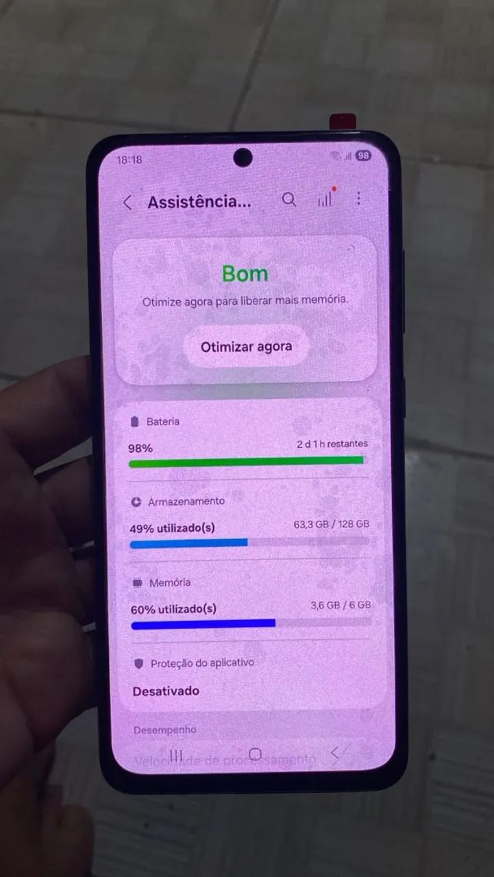 Celular s21 fé vendo barato 128 gb e 6 de ram - Foto 3