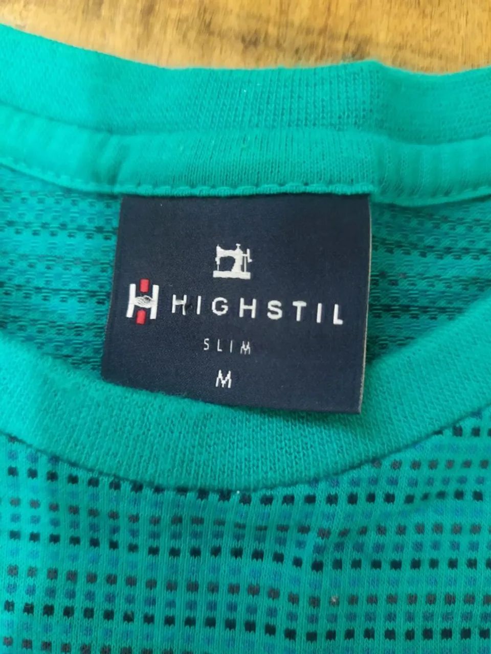 Camiseta masculina verde - Foto 2