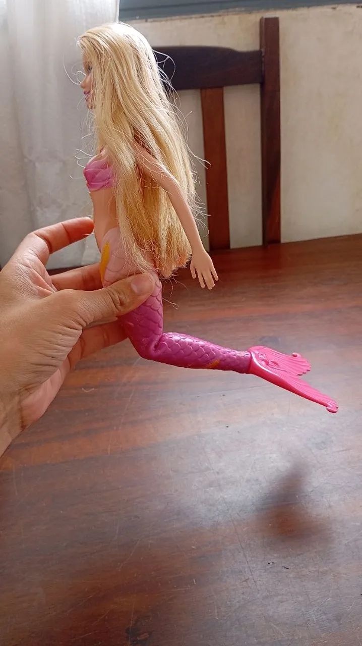 Barbie sereia Vintage Rosa - Foto 4