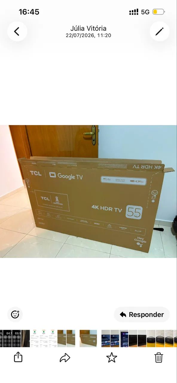 Smart Tv TCL 55 polegadas  - Foto 2