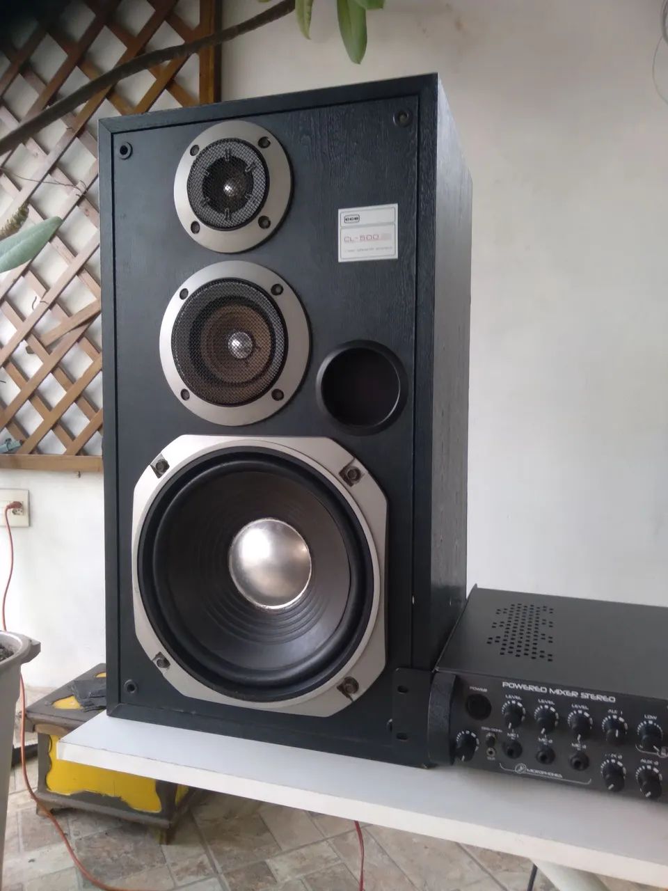 Kit de som com caixas, amplificador, microfones e mesa mixer - Foto 2