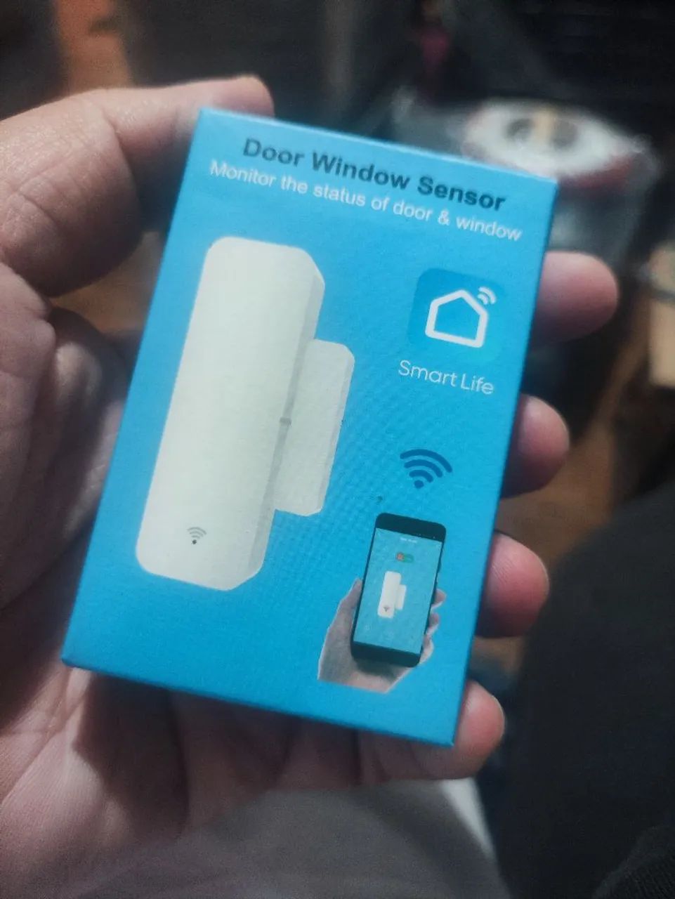 SENSOR DE PORTA E JANELA WIFI INTELIGENTE - SMART LIFE / TUYA - NOVO (KIT COM 2 UNIDADES) - Foto 3