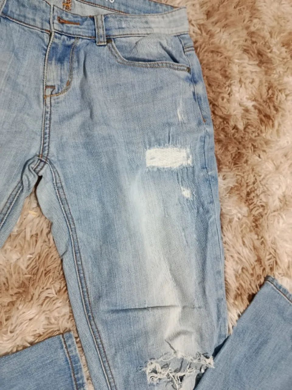 Calça Jeans Clara Destroyer Linda - Foto 3