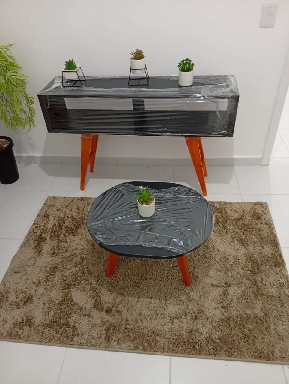 Rack para tv + mesinha de centro