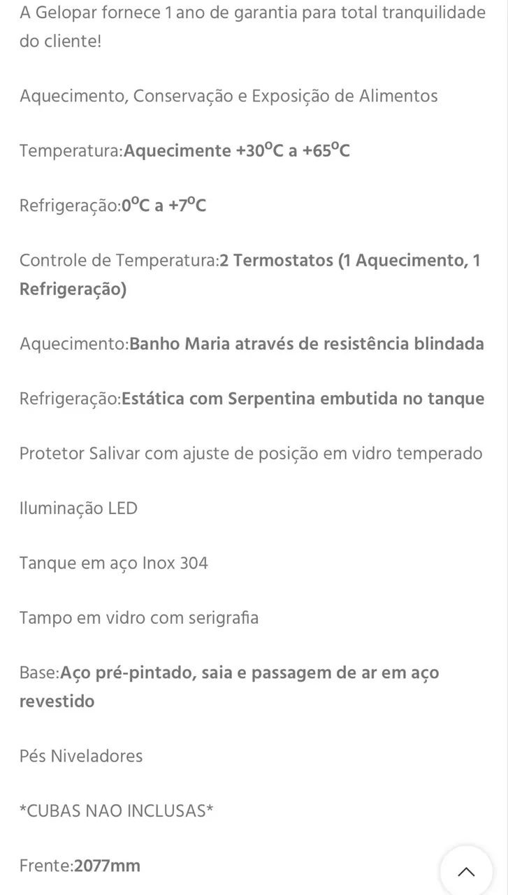 ? VENDO BUFFET GELOPAR ? - Foto 5