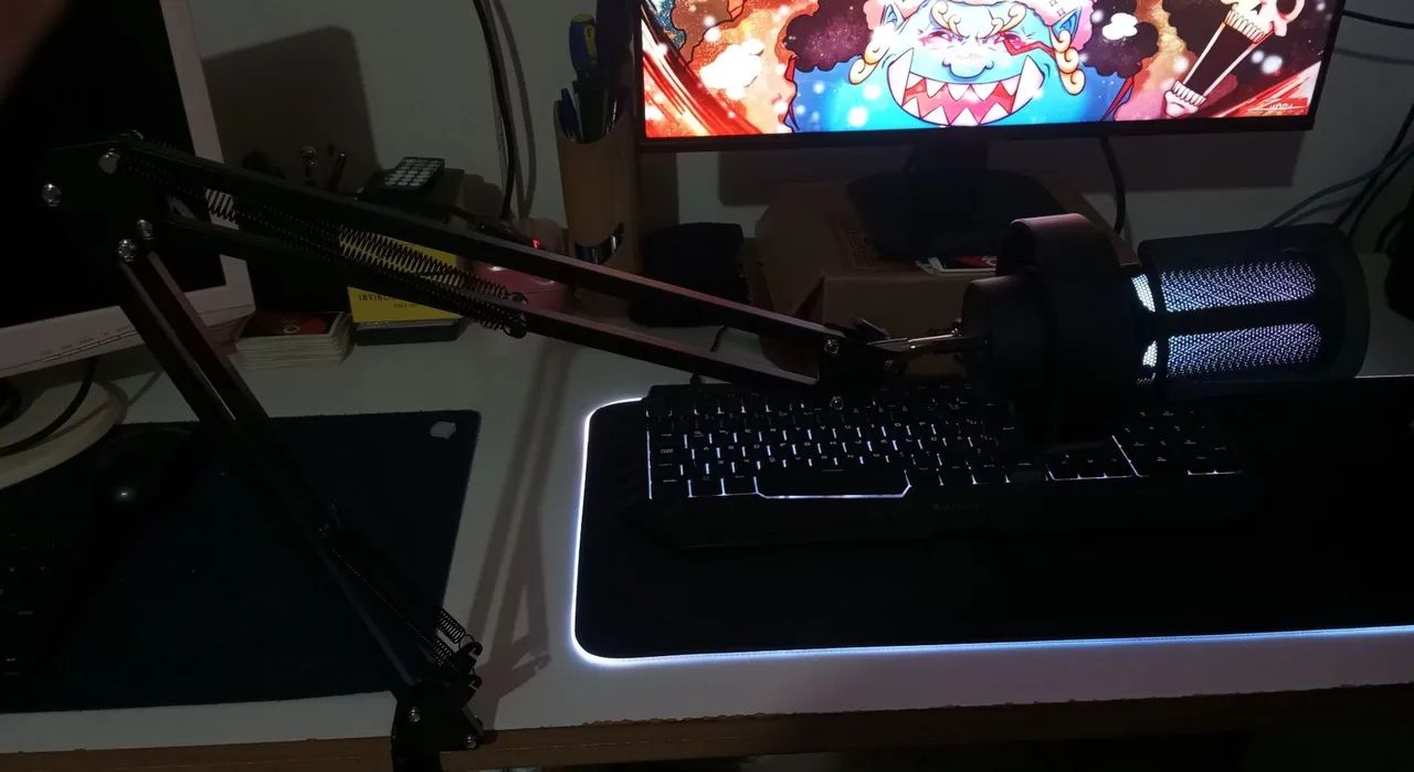 Vendo Microfone FIFINE AmpliGame A8 + Braço Articulado Marblue MB-3012 Novos - Foto 4