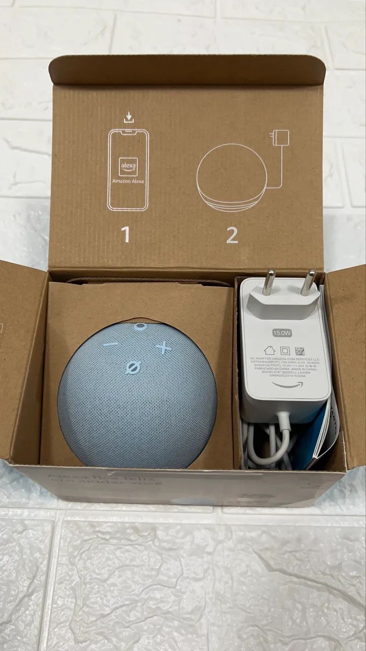 Echo dot com relógio (Alexa)  - Foto 3
