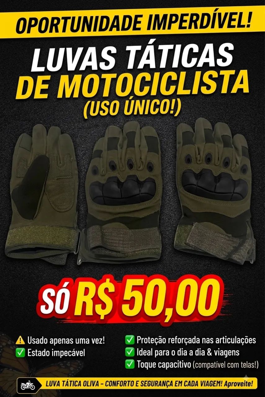 VENDO LUVA DE MOTOCICLISTA