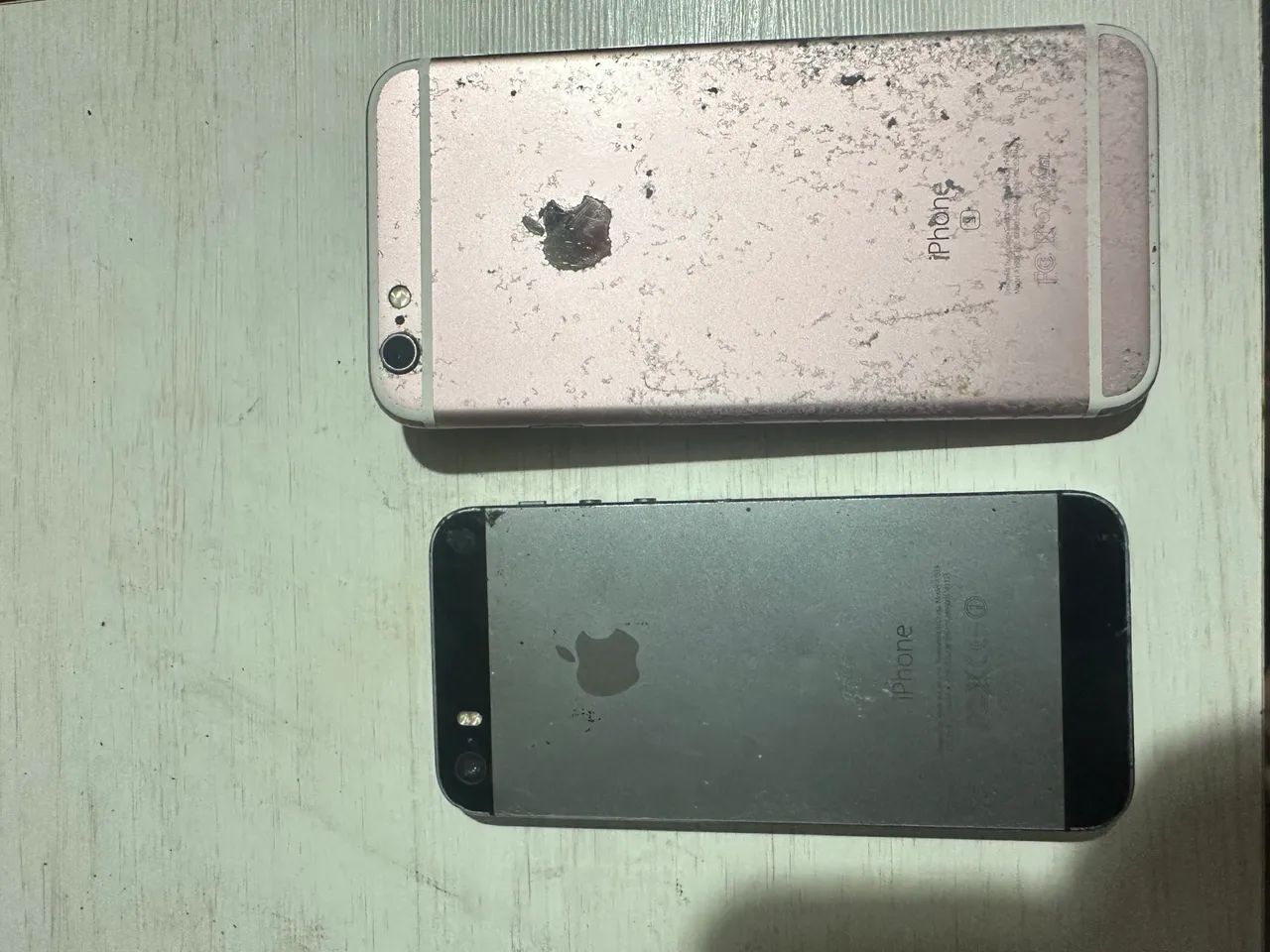 Iphone 6s Rosa e Iphone 5 Preto e Cinza (provavel retirada de peças) - Foto 4