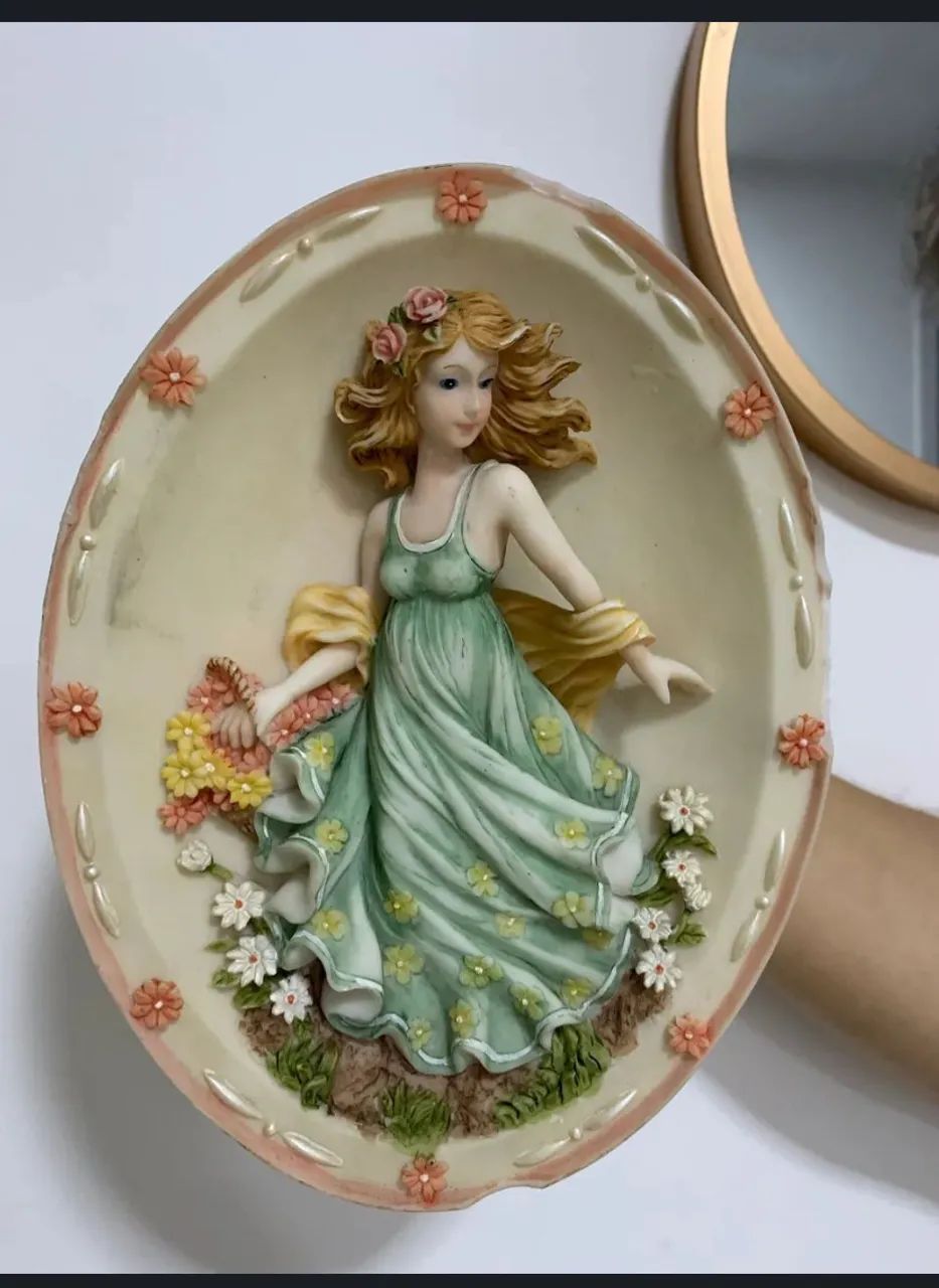 Enfeite bailarina dama da época 